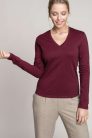 Kariban KA382 LADIES' LONG SLEEVE V-NECK T-SHIRT