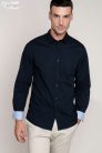 Camasa Poplin KA517 LONG-SLEEVED WASHED COTTON POPLIN SHIRT