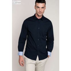 Camasa Poplin KA517 LONG-SLEEVED WASHED COTTON POPLIN SHIRT