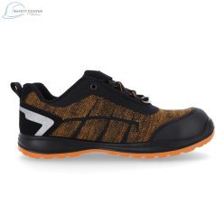   Adidași de protecție cu bombeu și lamelă antiperforație Procera Chester orange S1P 