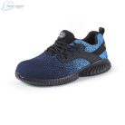 Adidasi de protectie Texo Fly blue cu bombeu metalic