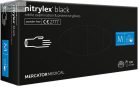 Mănuși medicale din nitril fără pudră , Nitrylex Black