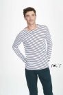 SOL'S SO01403 MARINE WOMEN LONG SLEEVE STRIPED T-SHIRT