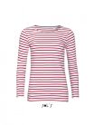 SOL'S SO01403 MARINE WOMEN LONG SLEEVE STRIPED T-SHIRT