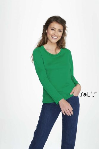 Sol's MAJESTIC - WOMEN'S ROUND COLLAR LONG SLEEVE T-SHIRT