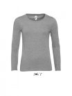 Sol's MAJESTIC - WOMEN'S ROUND COLLAR LONG SLEEVE T-SHIRT