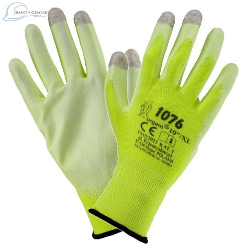 Mănuși de protecție Urgent 1076 imersate în poliuretan și vârfurile în coajă de carbon